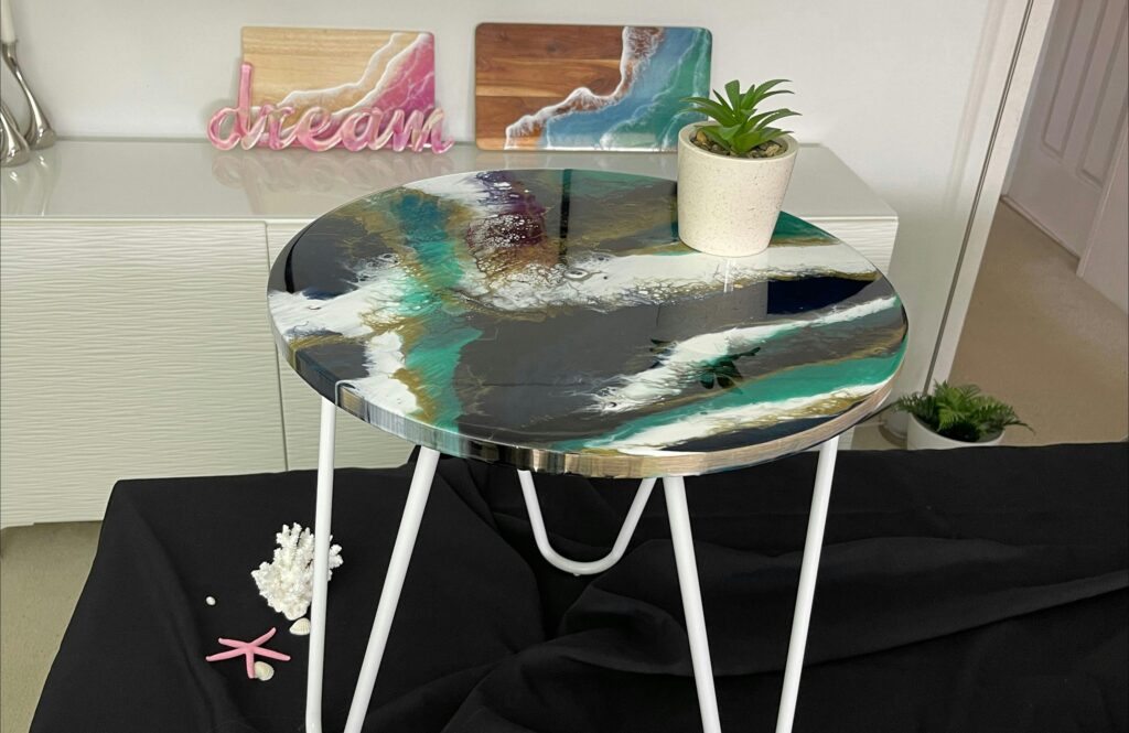 Resin Side Table