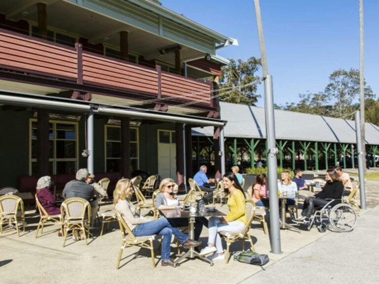 People at Audley Dance Hall and Café in Royal National Park. Photo: Simone Cottrell © OEH